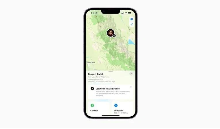 和平苹果14维修分享iPhone14系列中 FindMy功能通过卫星分享位置方法教程 